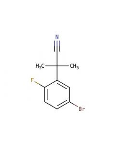 Astatech 2-(5-BROMO-2-FLUOROPHENYL)-2-METHYLPROPANENITRILE; 0.25G; Purity 95%; MDL-MFCD19694641